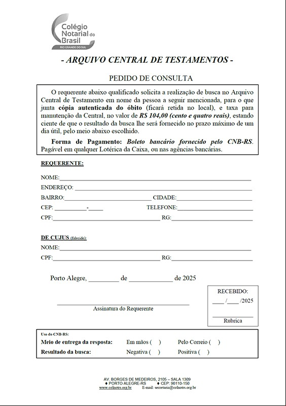 imagem requerimento